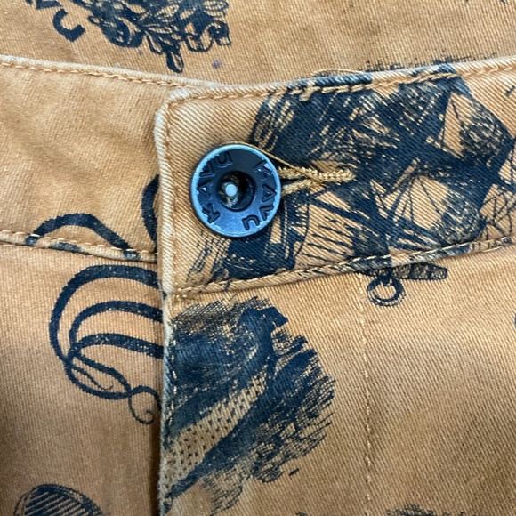 KAVU Chilliwack Printed Canvas Shorts – Nautical Caramel Print – Men’s Size 32 - Picture 3 of 8